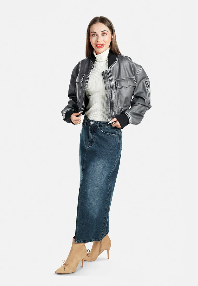Full-Sleeved Flap Pockets Jacket By RUW