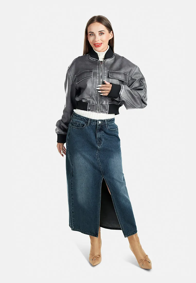Full-Sleeved Flap Pockets Jacket By RUW