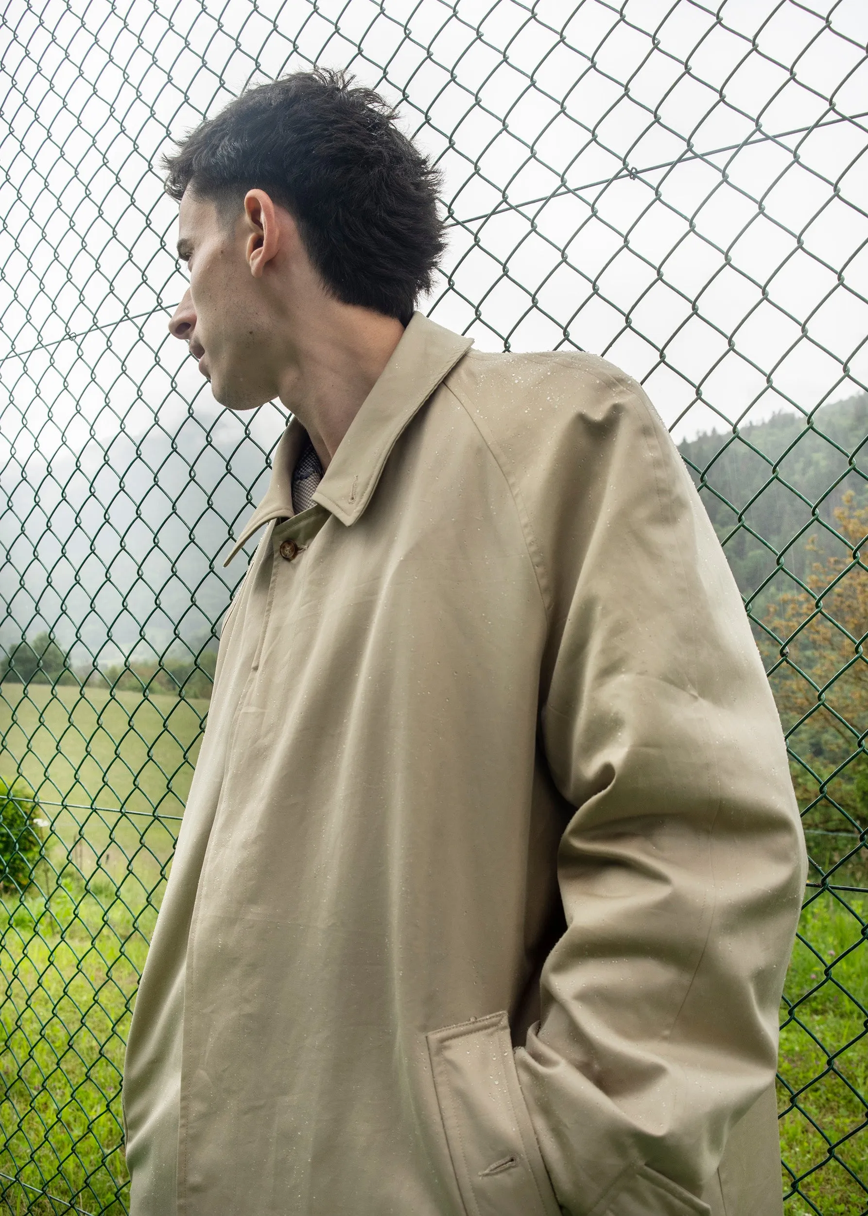 Gabardine Trench Coat