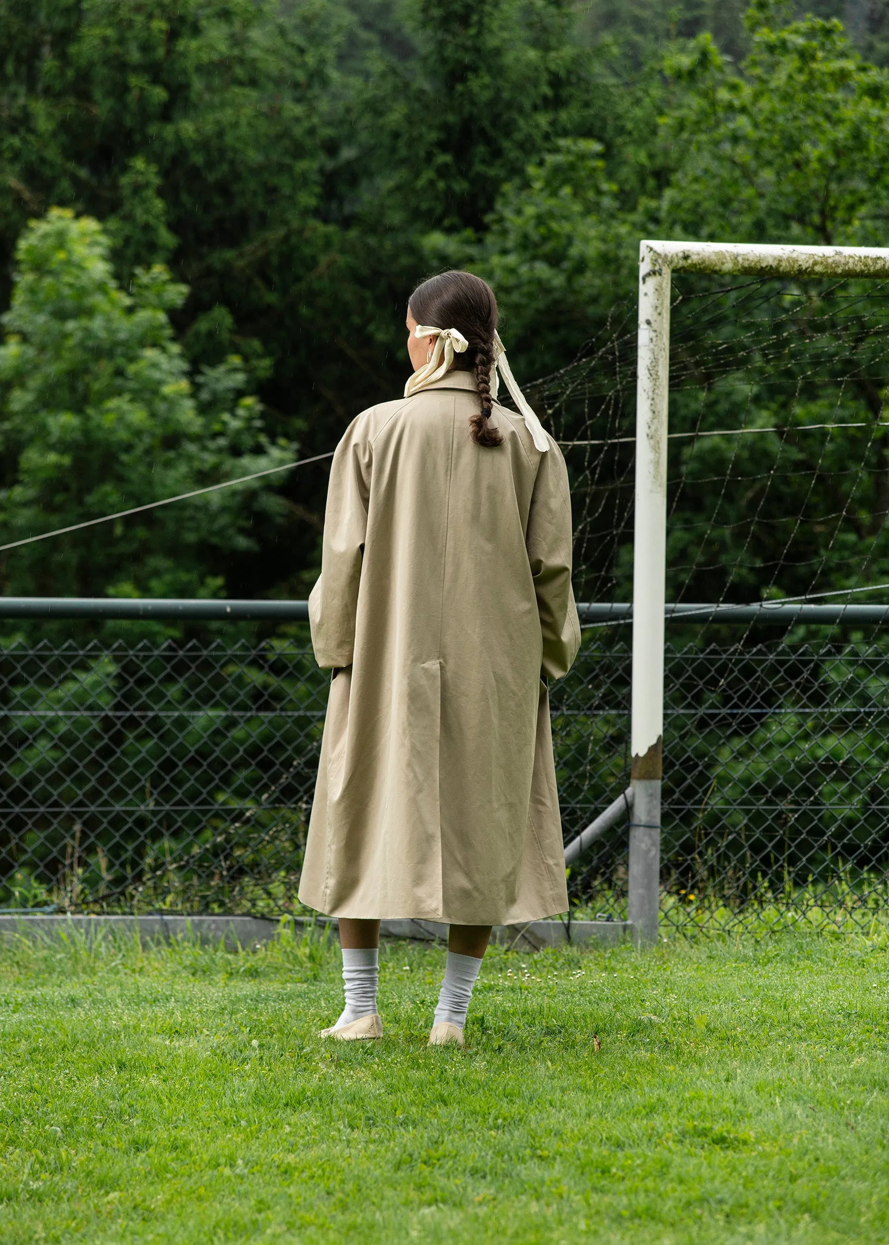 Gabardine Trench Coat