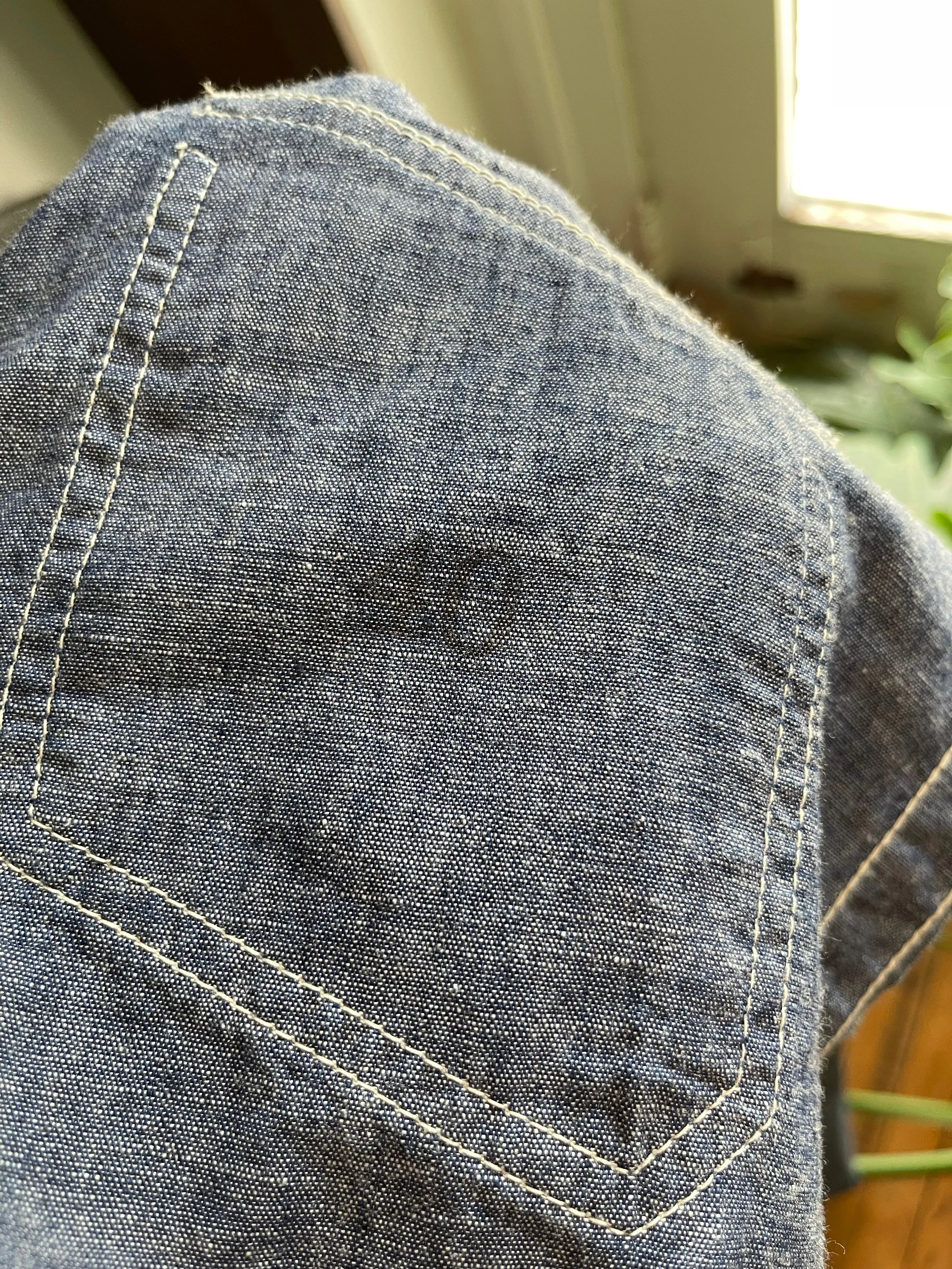Gently Used TCB Ranchman Shirt - Chambray - Blue - 40