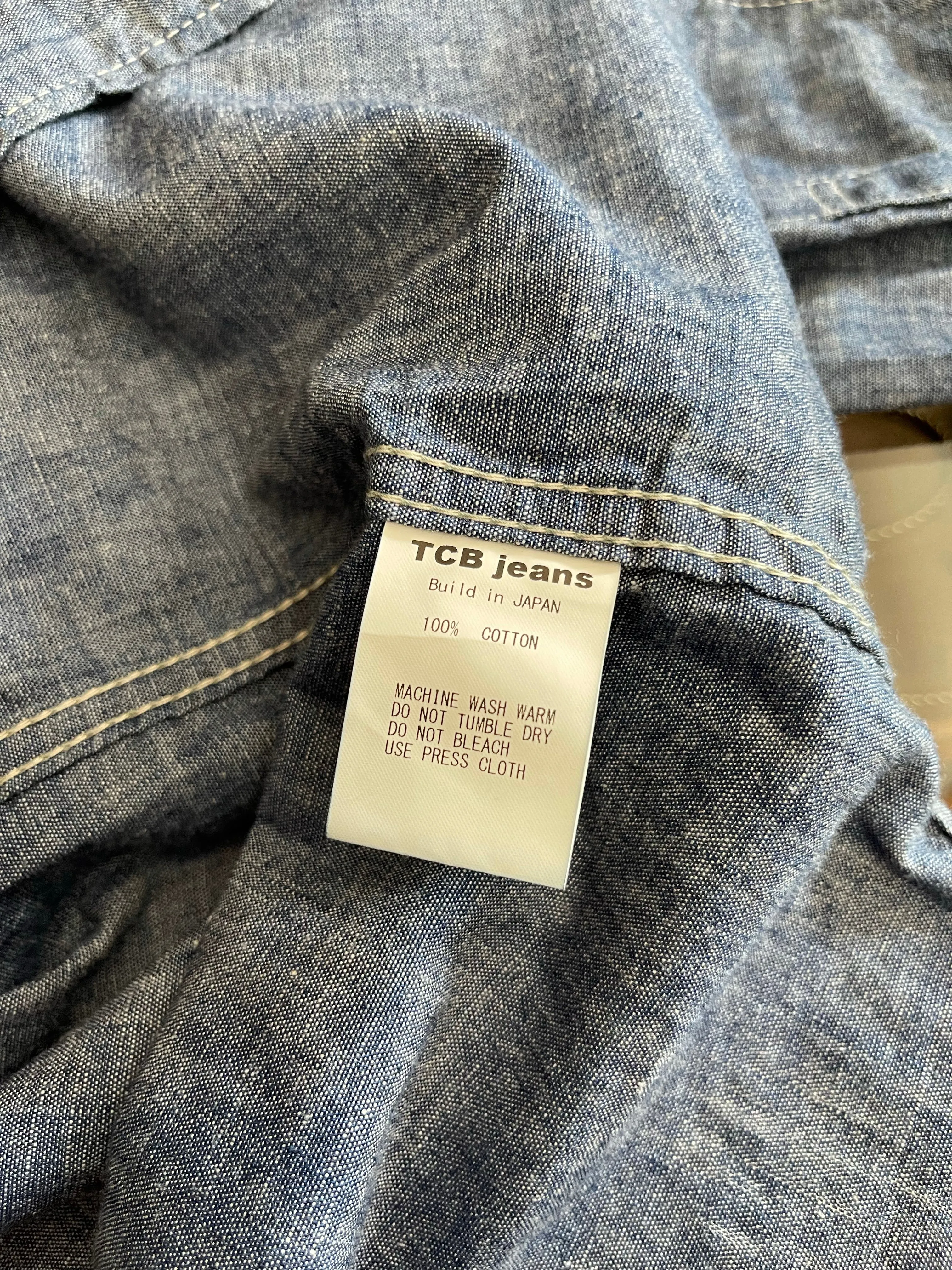 Gently Used TCB Ranchman Shirt - Chambray - Blue - 40
