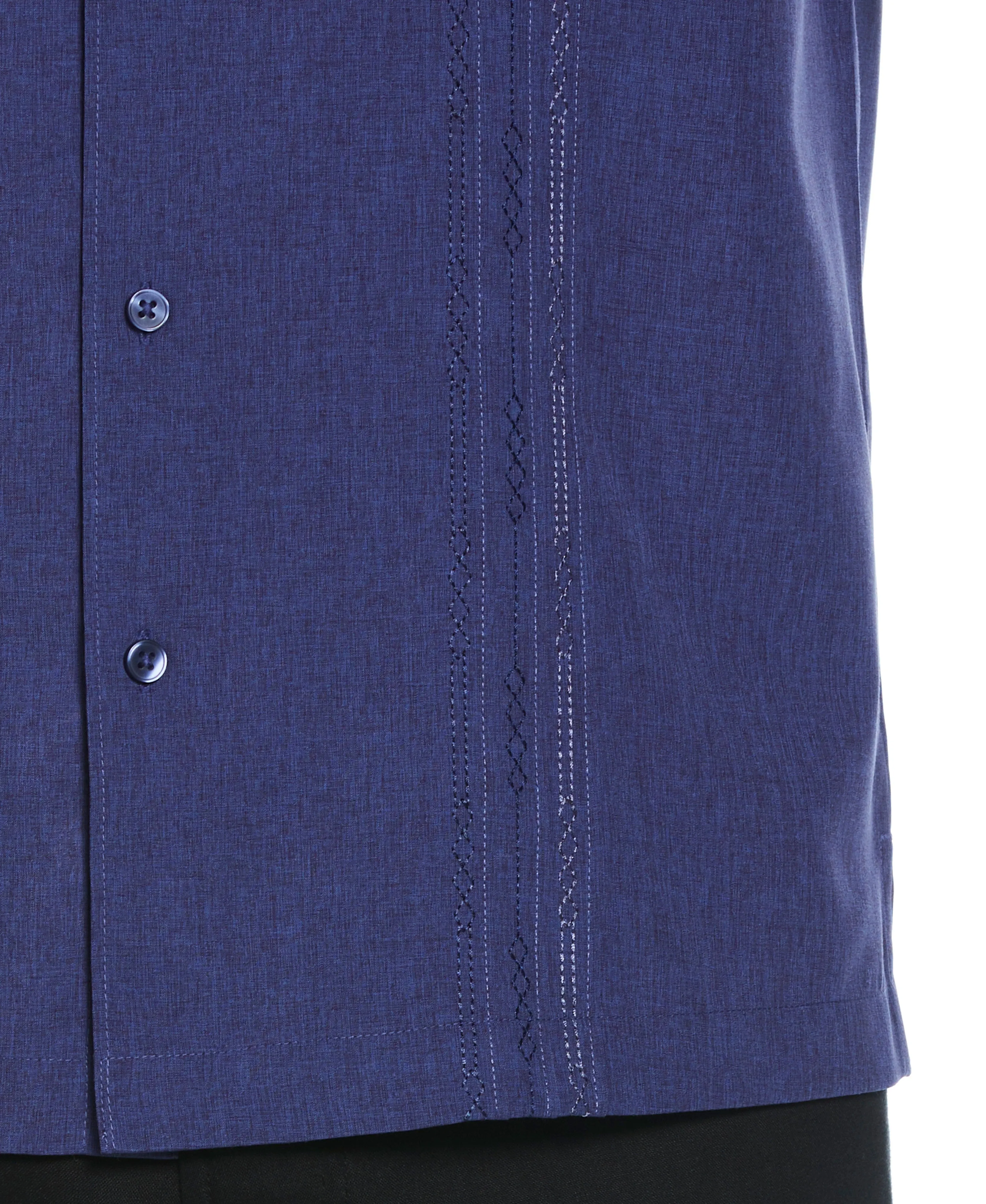 Geo Embroidered Panel Shirt
