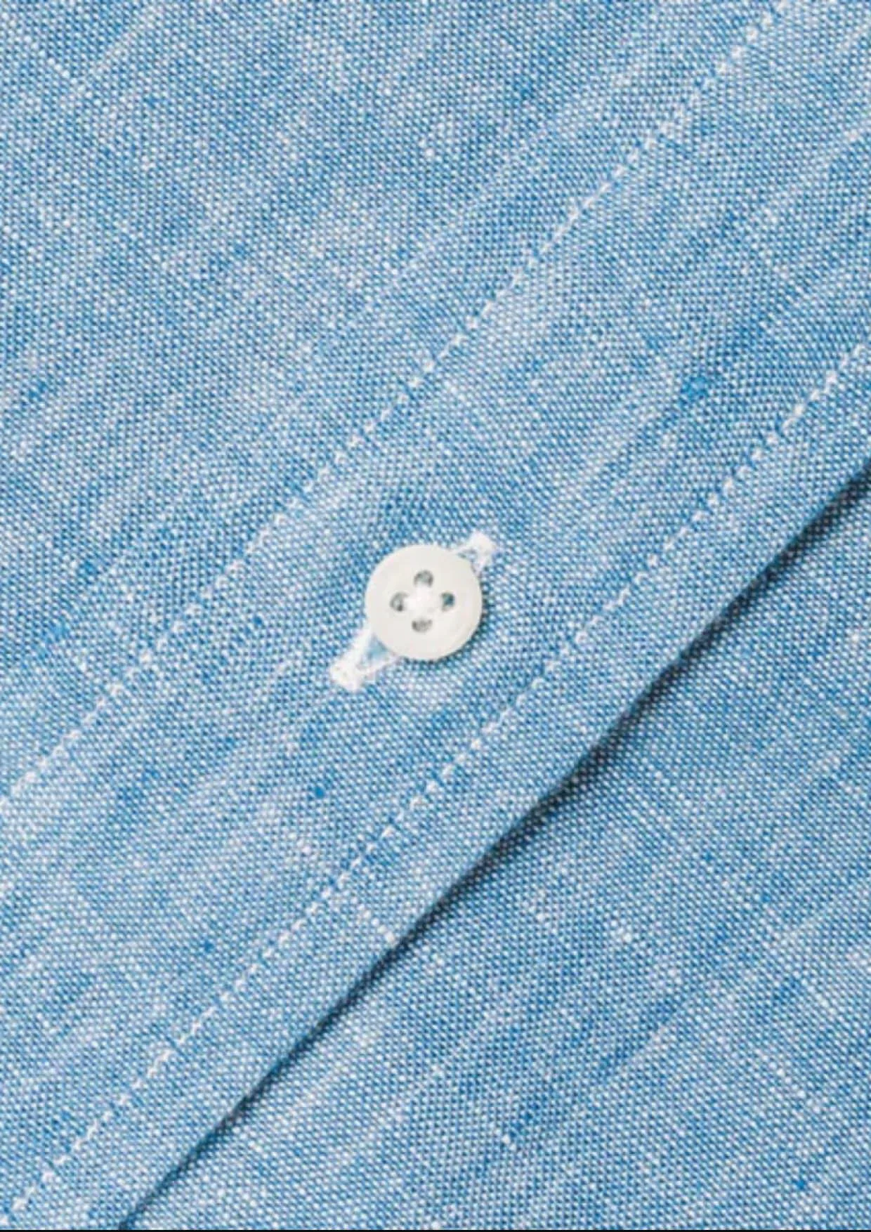 GITMAN VINTAGE - CHAMBRAY LINEN BD SHIRT