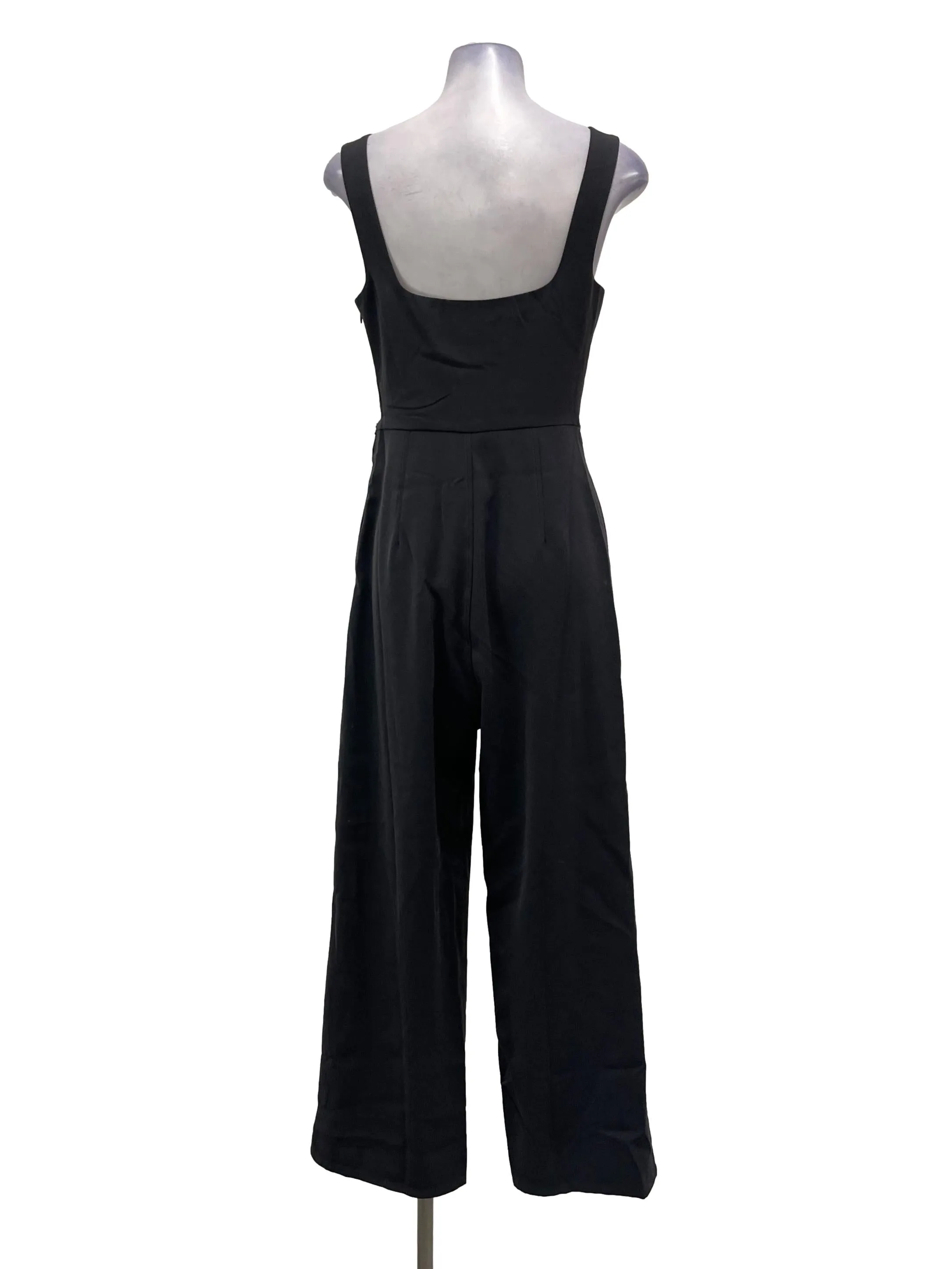 Grey Square Neck Jumpsuit OSN
