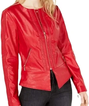 Guess Factory Kate Flirty Faux-Leather Jacket
