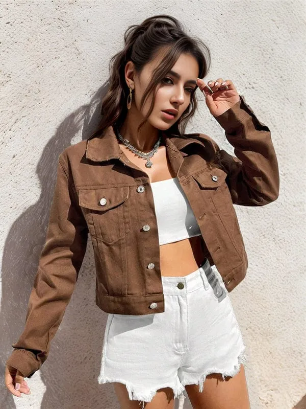 GYPSY GIRL - Casual Denim Short Jacket