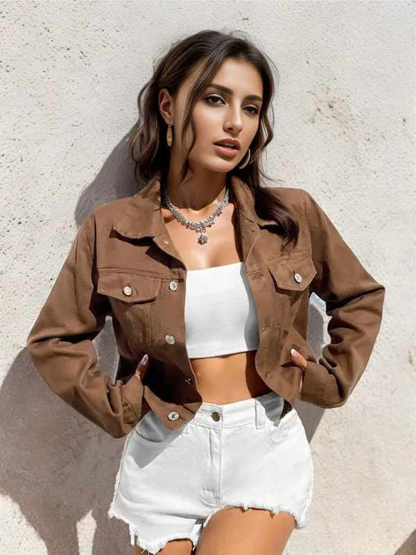 GYPSY GIRL - Casual Denim Short Jacket