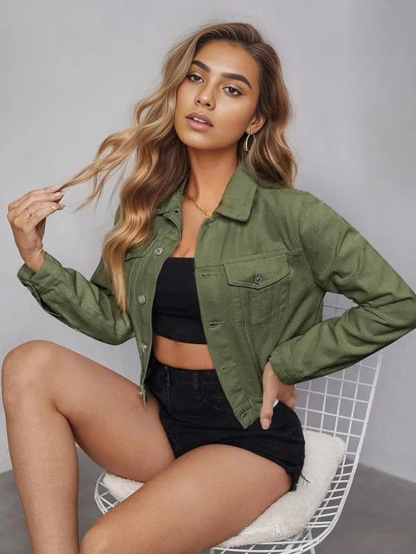 GYPSY GIRL - Casual Denim Short Jacket