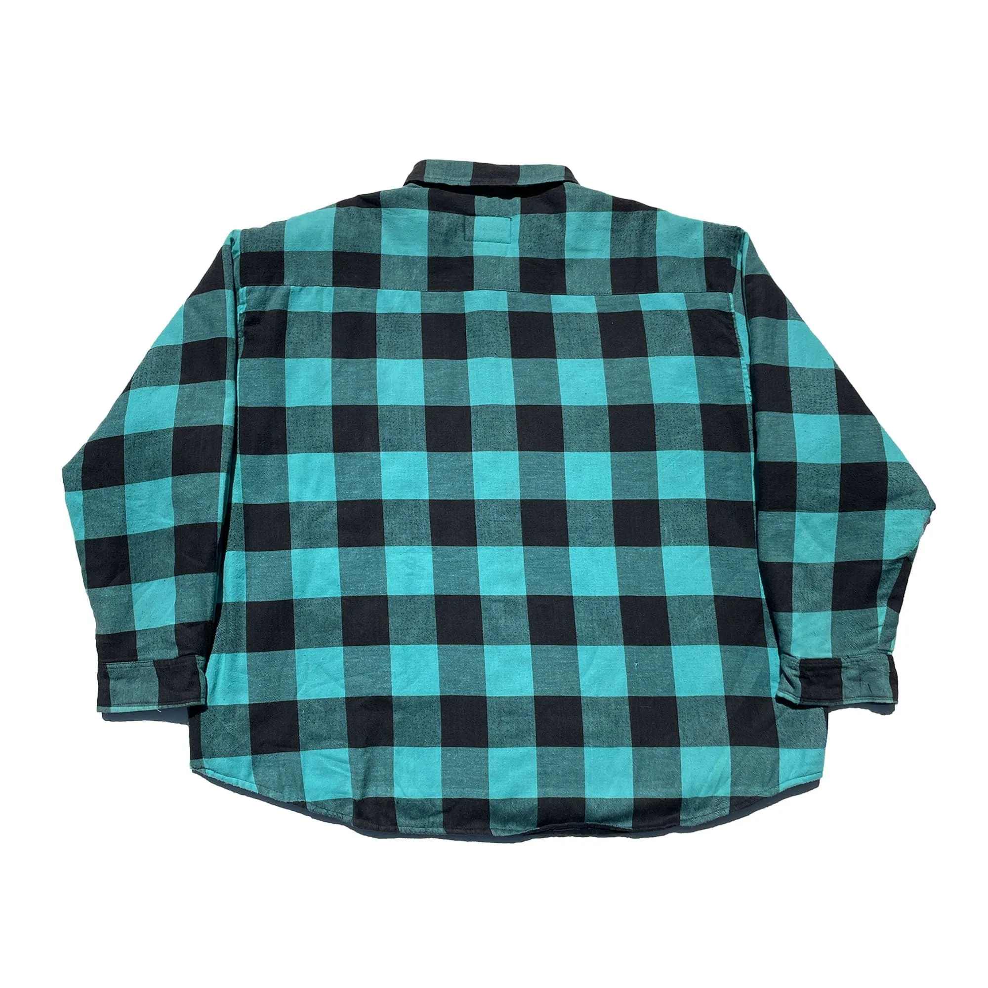 Hangers 'Livin Big' Quilted Plaid Jacket VINTAGE 90s