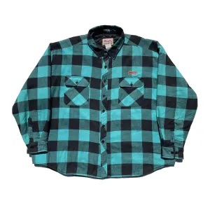 Hangers 'Livin Big' Quilted Plaid Jacket VINTAGE 90s