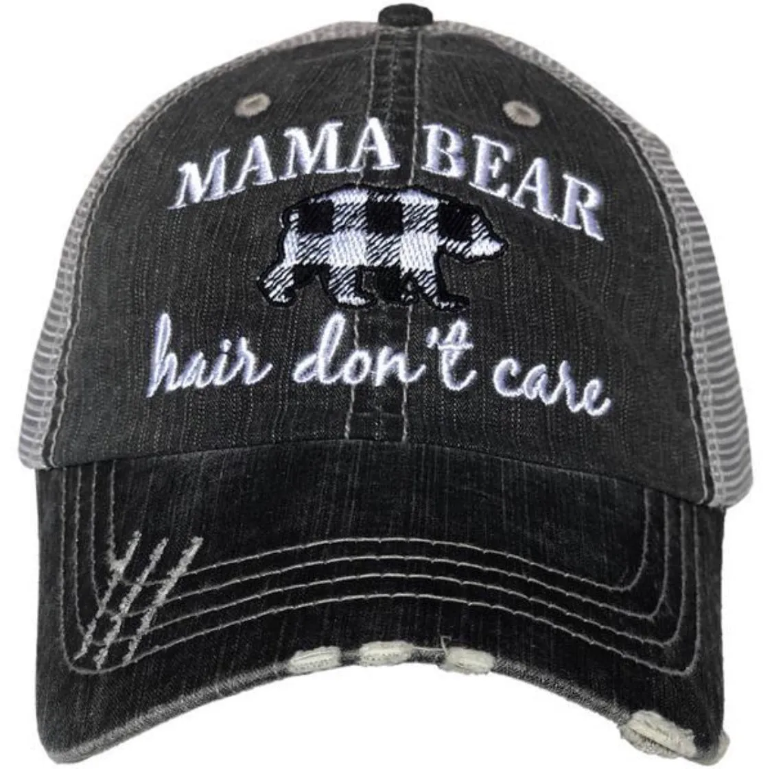 Hats { Mama bear hair don’t care } 3 styles.