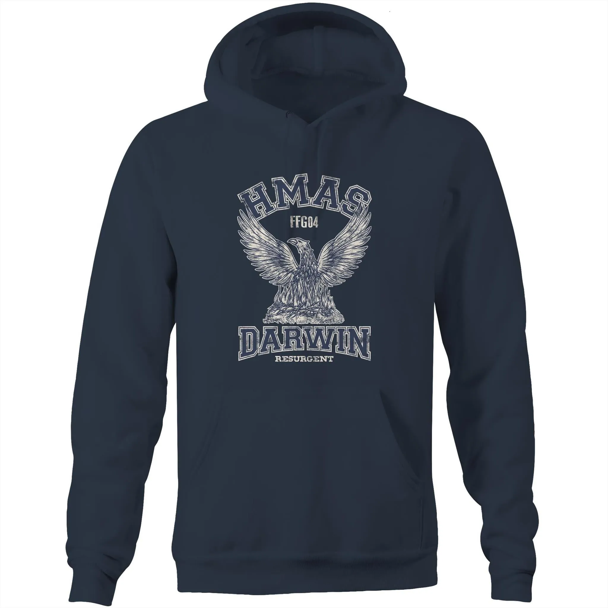 HMAS Darwin FFG04 Men's Hoodie (Style Alpha)