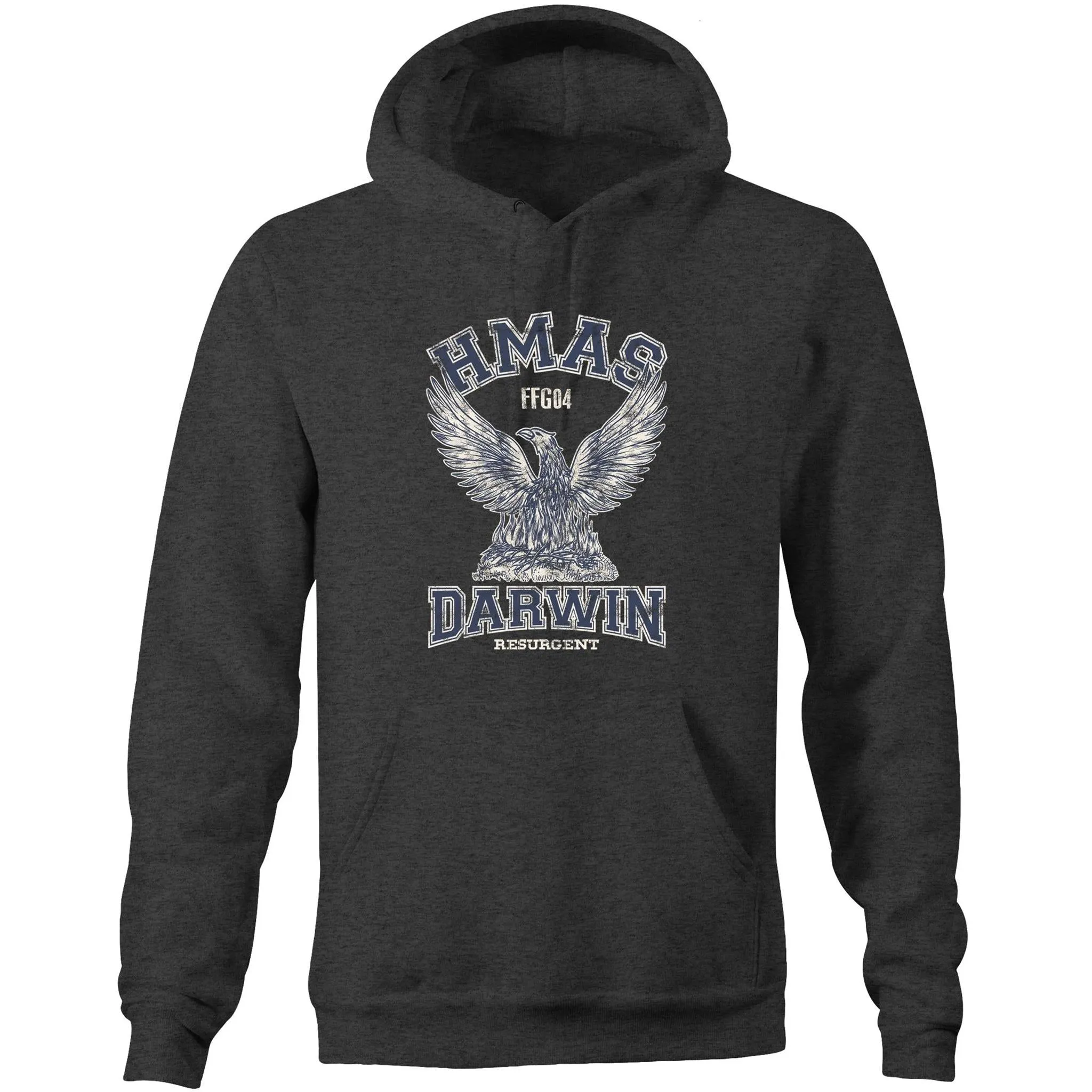 HMAS Darwin FFG04 Men's Hoodie (Style Alpha)
