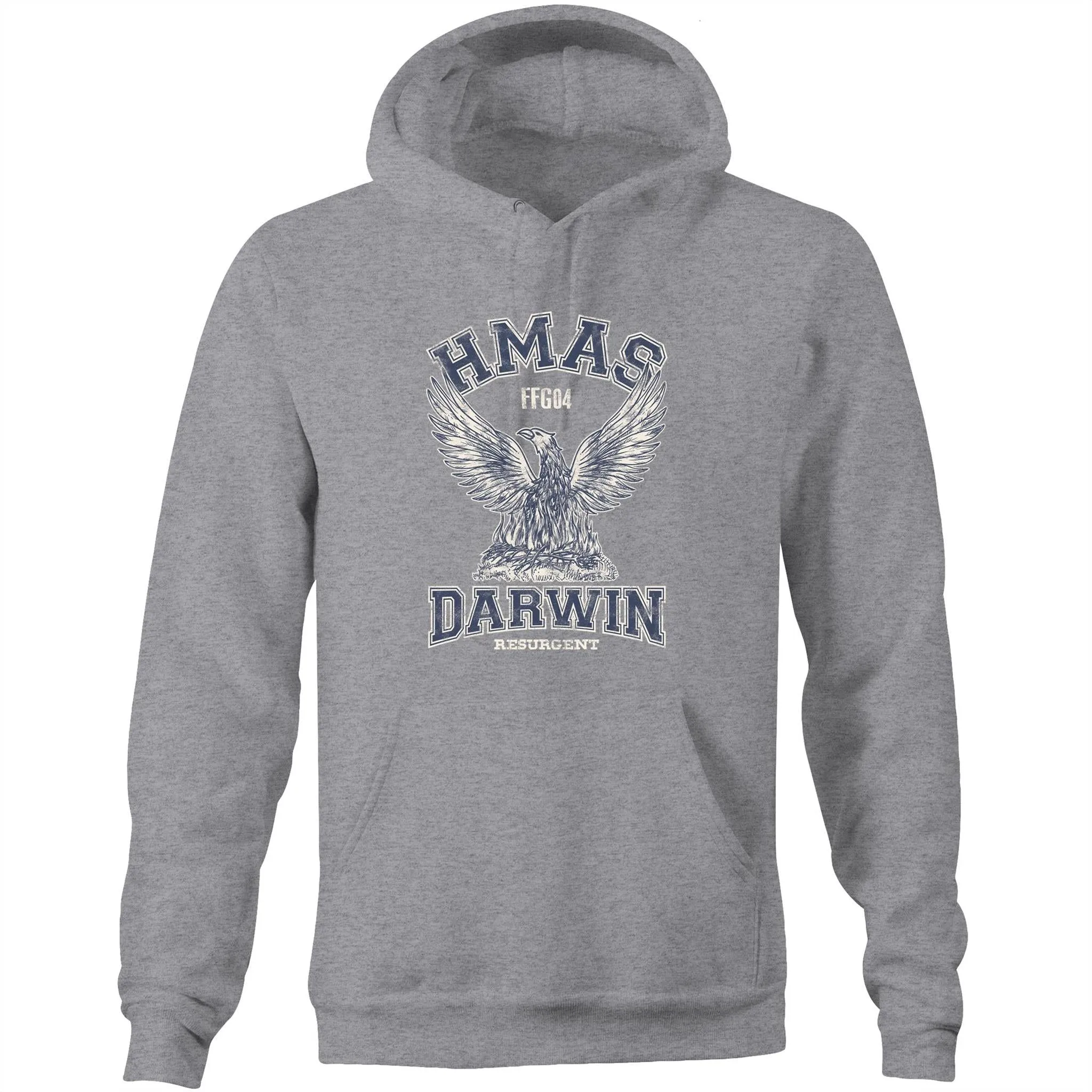 HMAS Darwin FFG04 Men's Hoodie (Style Alpha)