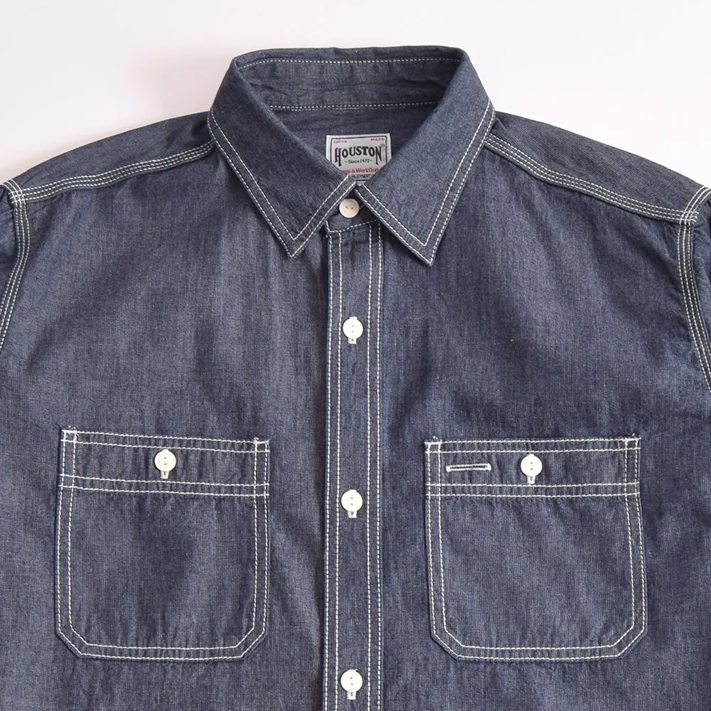 Houston Indigo Chambray Work Shirt