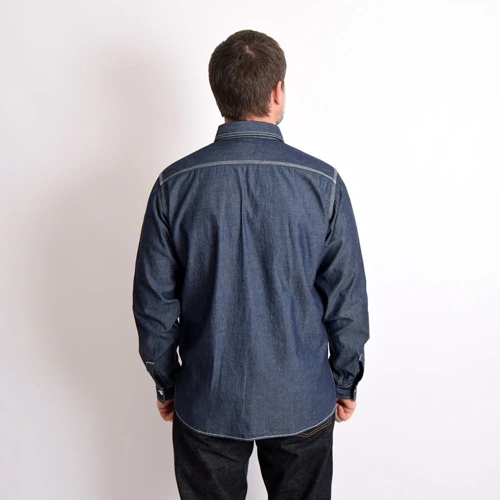 Houston Indigo Chambray Work Shirt