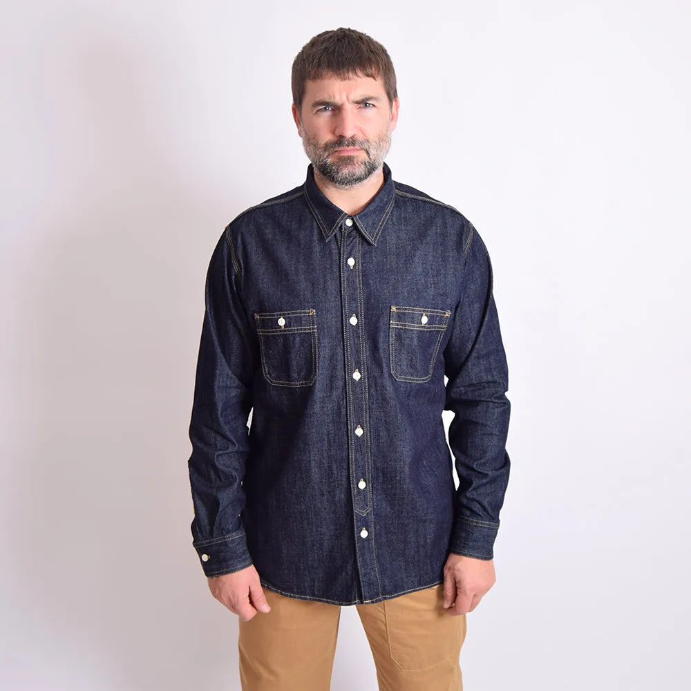 Houston Indigo Denim Work Shirt