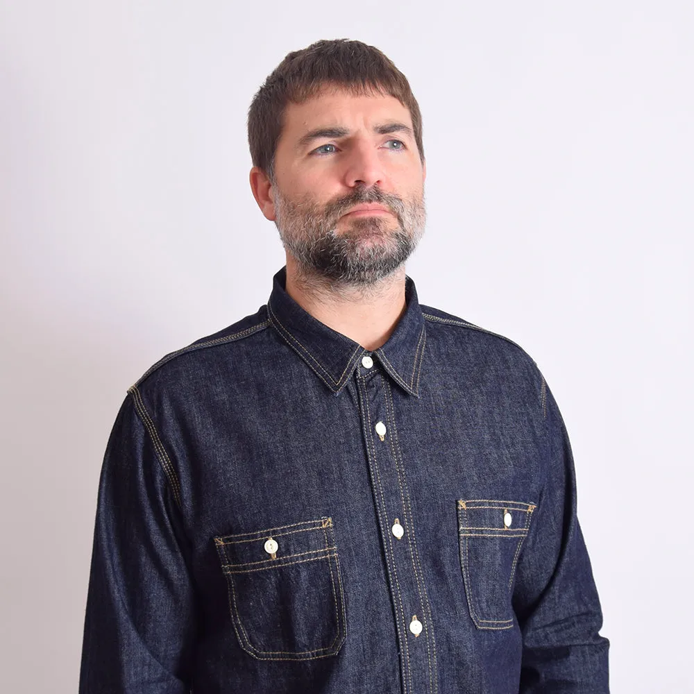 Houston Indigo Denim Work Shirt
