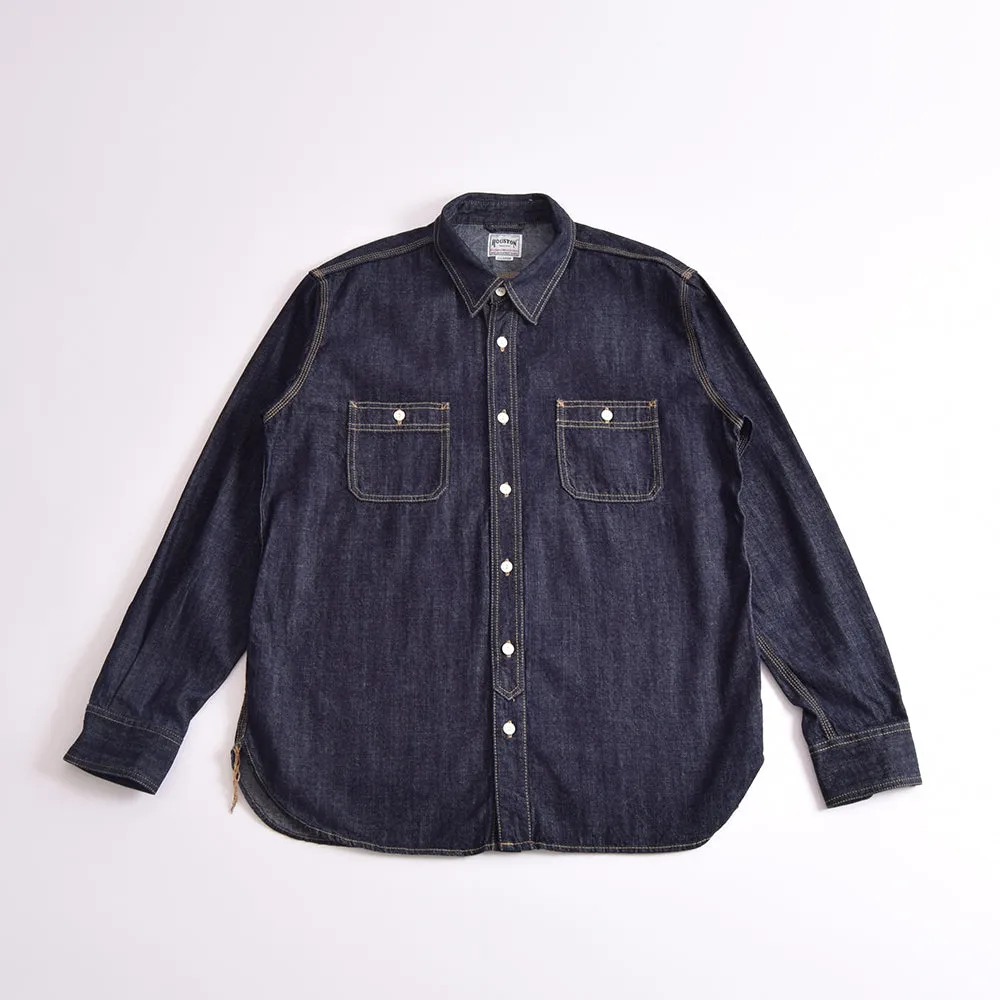Houston Indigo Denim Work Shirt