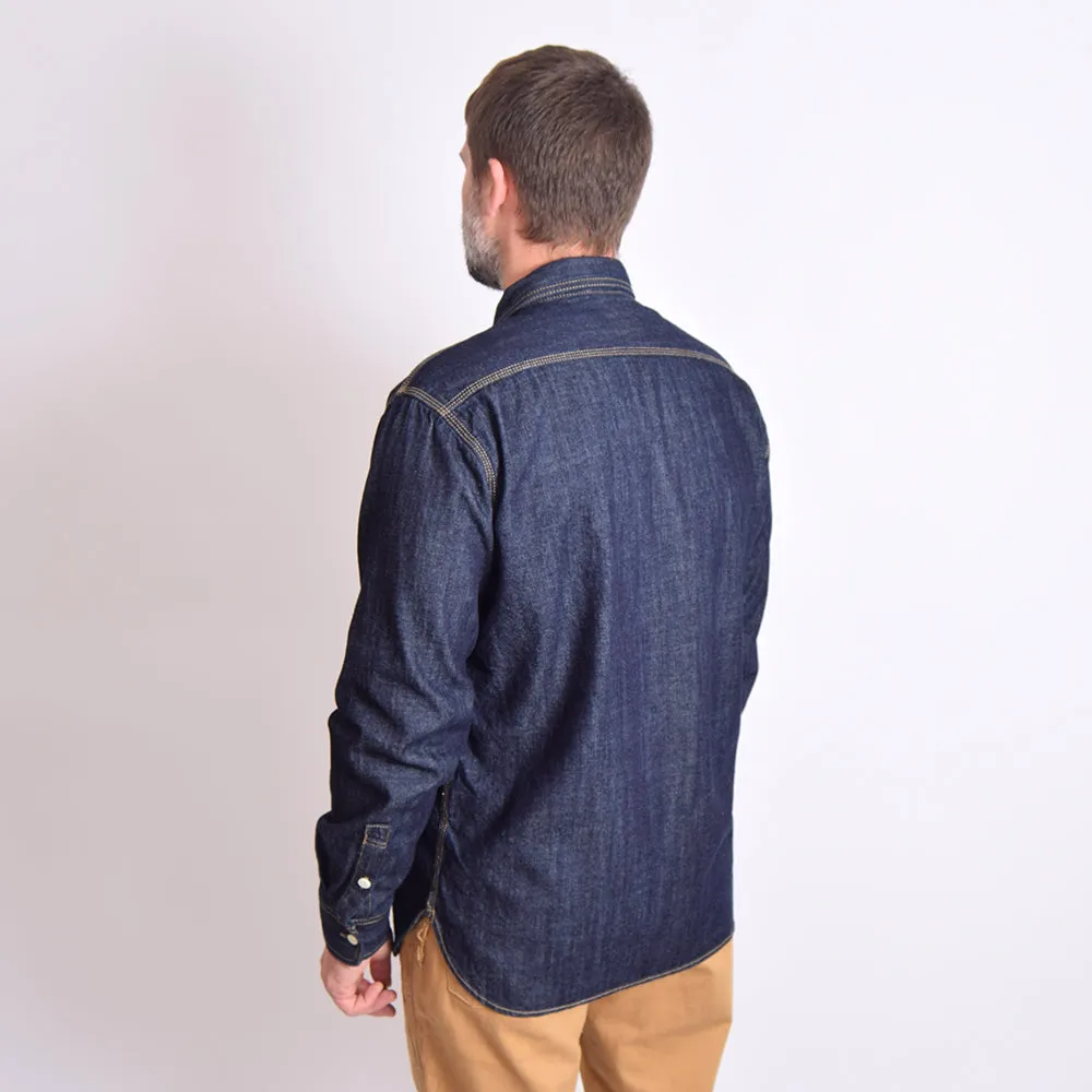 Houston Indigo Denim Work Shirt