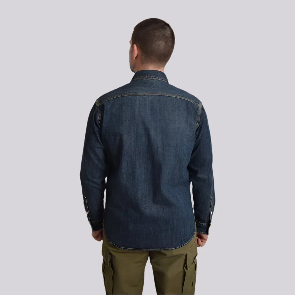 Houston Indigo Vintage Denim Work Shirt