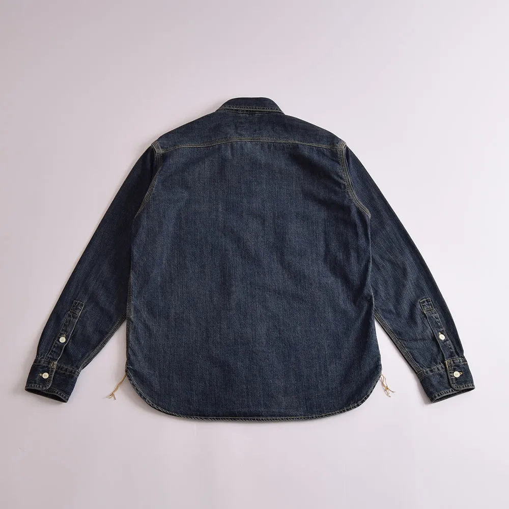 Houston Indigo Vintage Denim Work Shirt