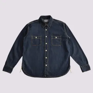 Houston Indigo Vintage Denim Work Shirt