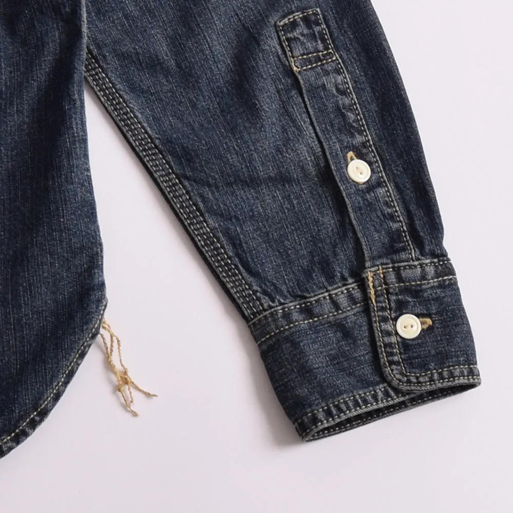 Houston Indigo Vintage Denim Work Shirt