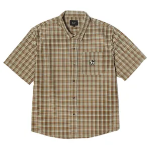 Huf - H Star Plaid Shirt Putty
