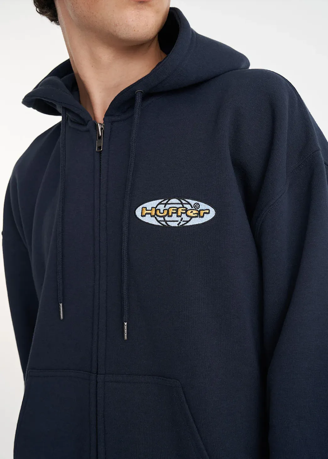 HUFFER Block Zip Hood/Alta - Midnight