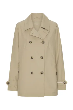 Ilse Jacobsen Rain 02 Peacoat in White Pepper
