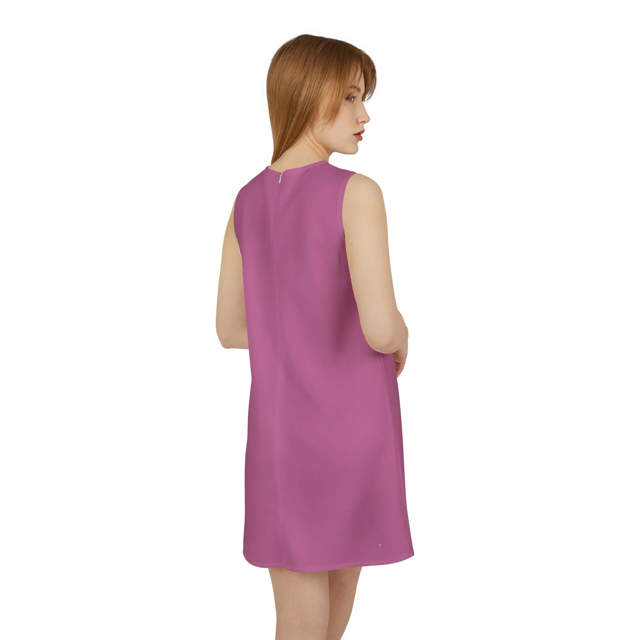 IQ Fashion | A-line Sleeveless Dress (AOP)