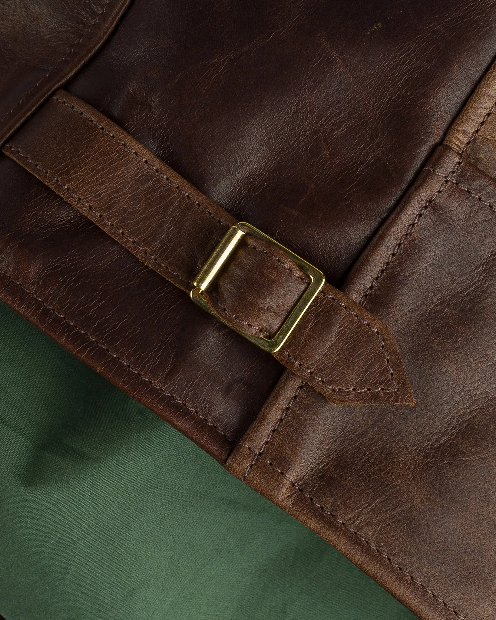 Iron Heart x Simmons Bilt Horsehide Savannah Jacket - Brown