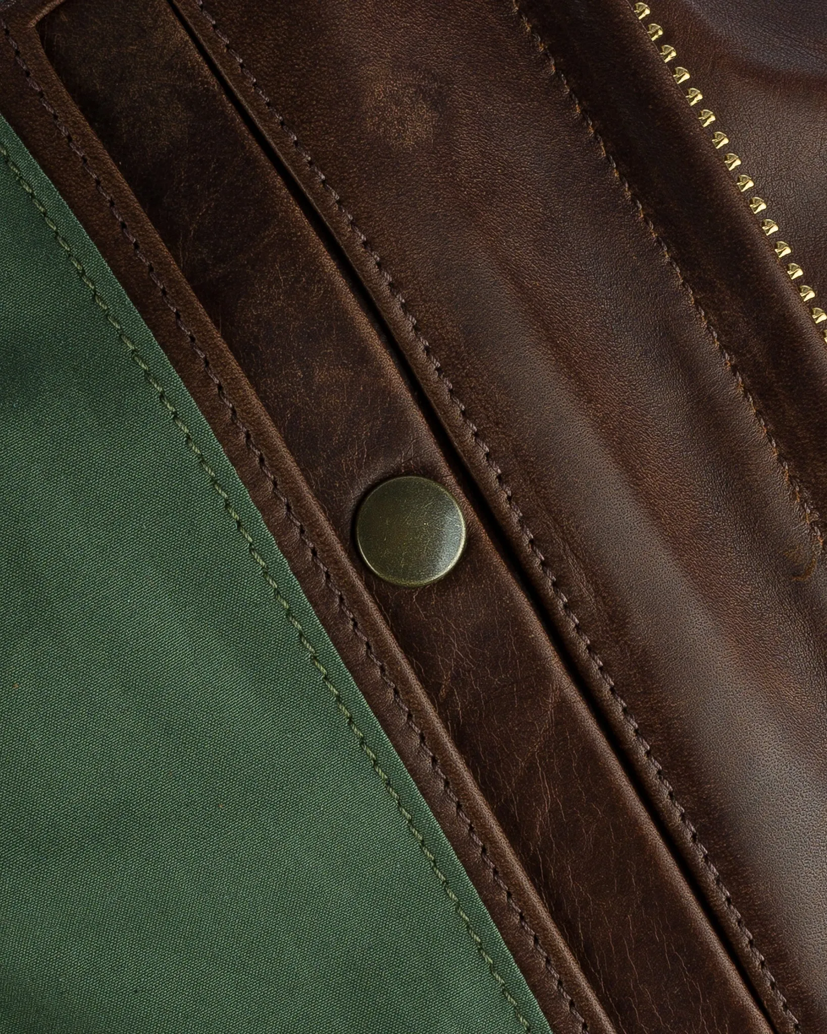 Iron Heart x Simmons Bilt Horsehide Savannah Jacket - Brown