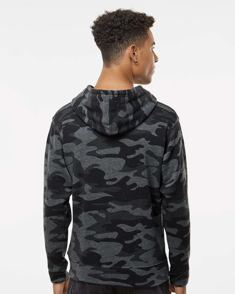 J. America - Triblend Fleece Hooded Sweatshirt