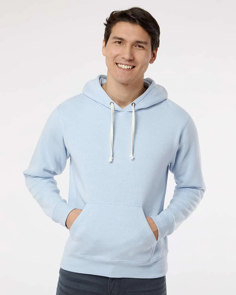 J. America - Triblend Fleece Hooded Sweatshirt