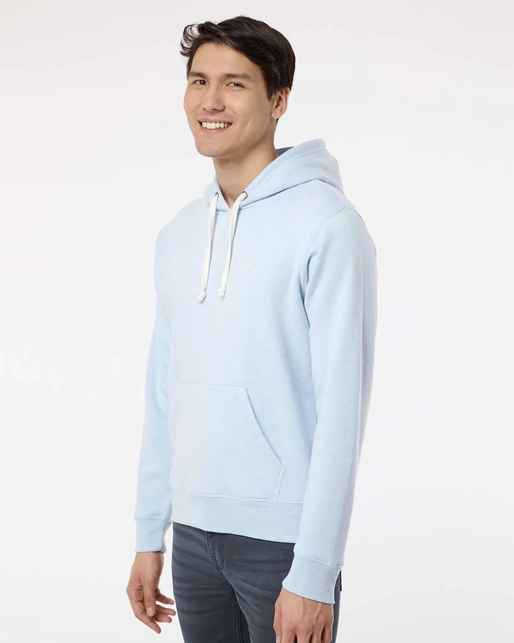 J. America - Triblend Fleece Hooded Sweatshirt
