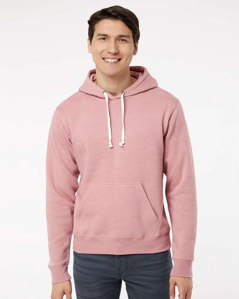 J. America - Triblend Fleece Hooded Sweatshirt
