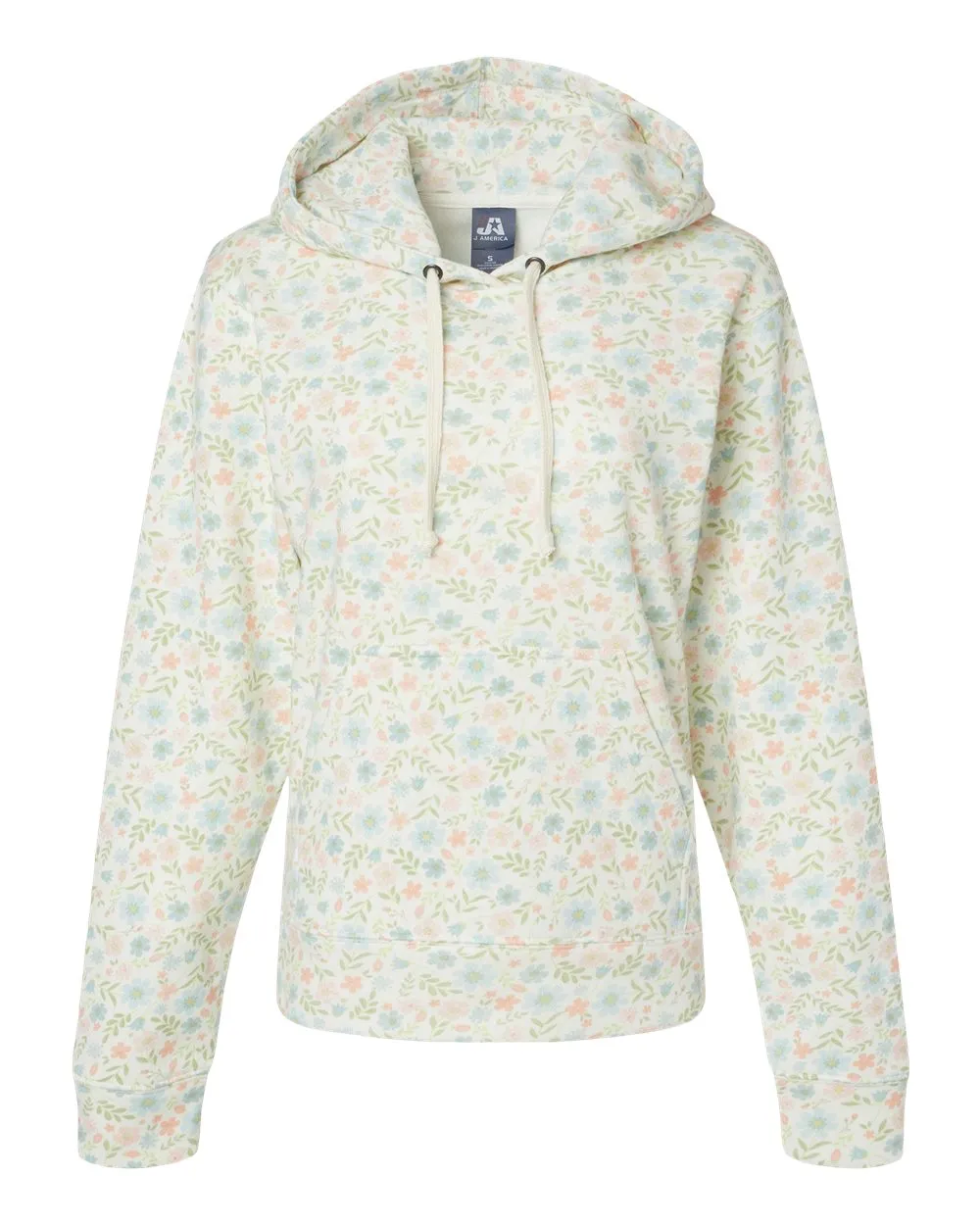 J. America - Triblend Fleece Hooded Sweatshirt