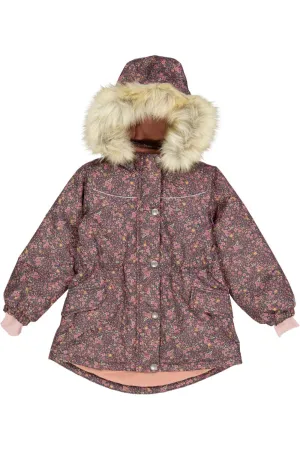 Jacket Mathilde Tech- Deep Blue Flowers
