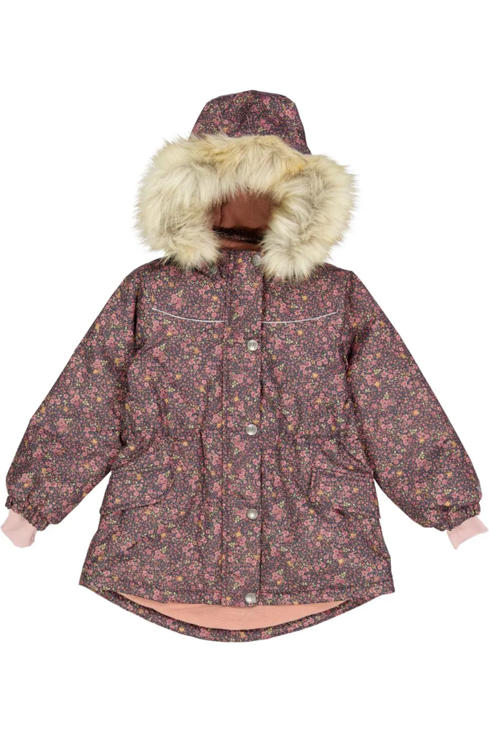Jacket Mathilde Tech- Deep Blue Flowers