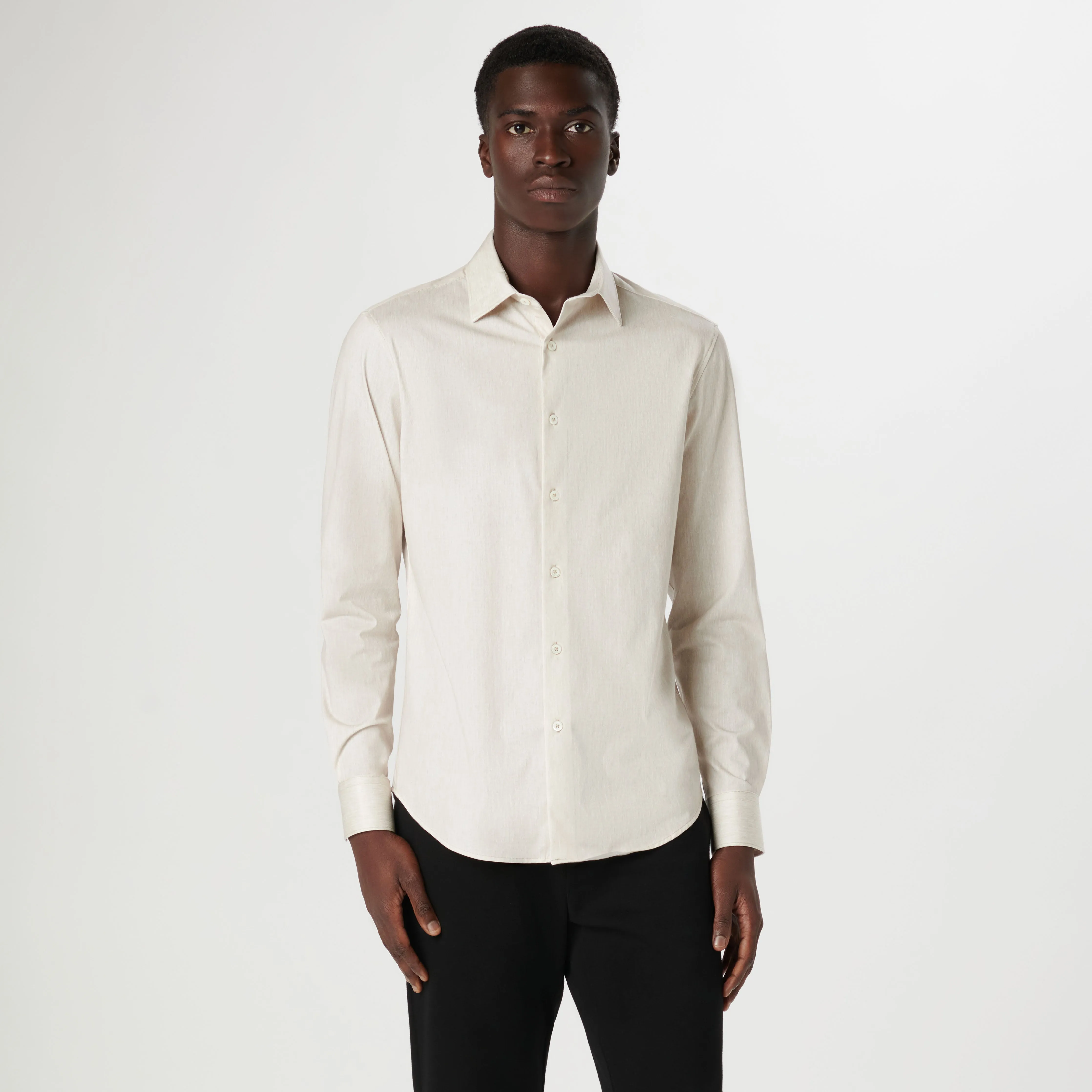 James Chambray Print OoohCotton Shirt