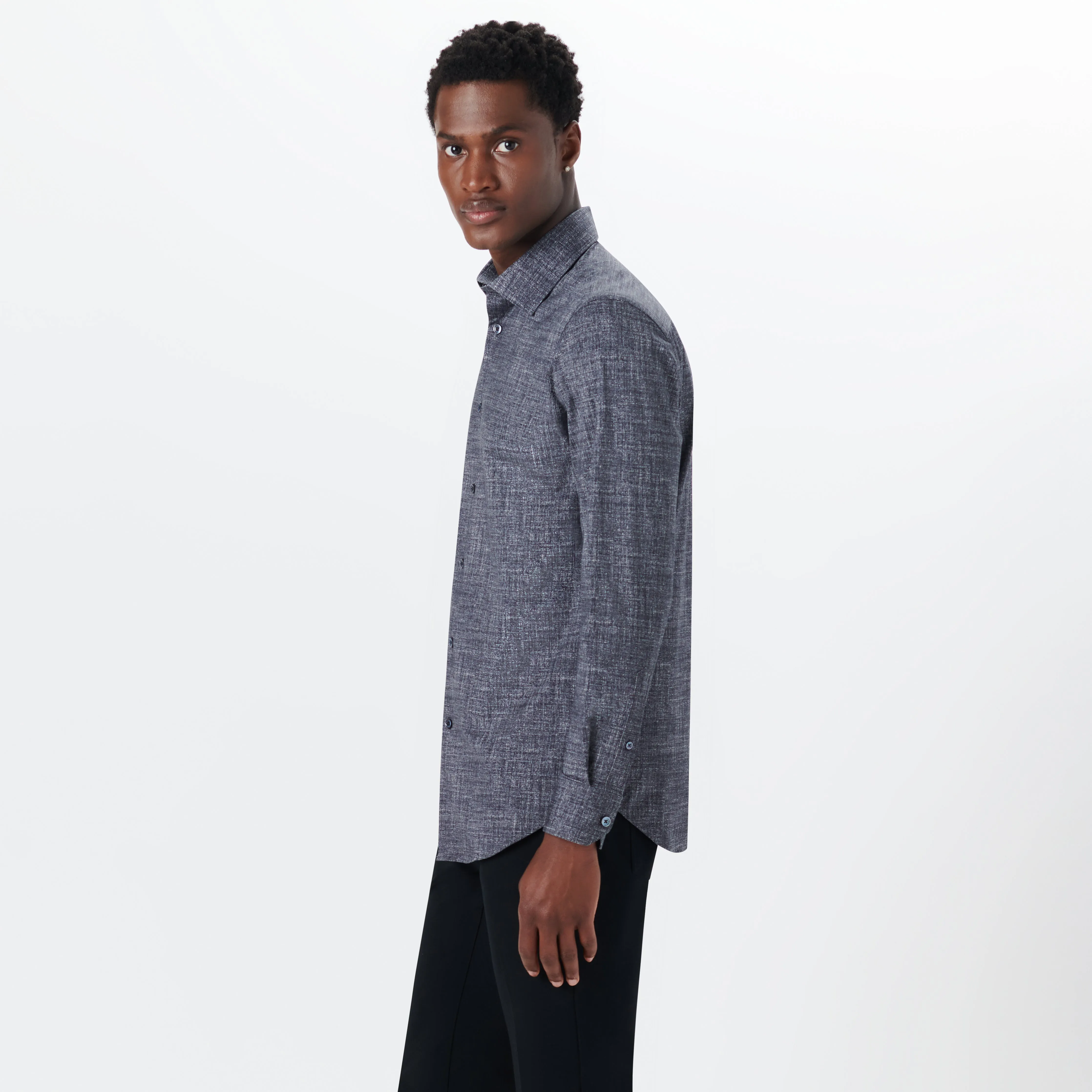 JAMES Chambray Print OoohCotton Shirt