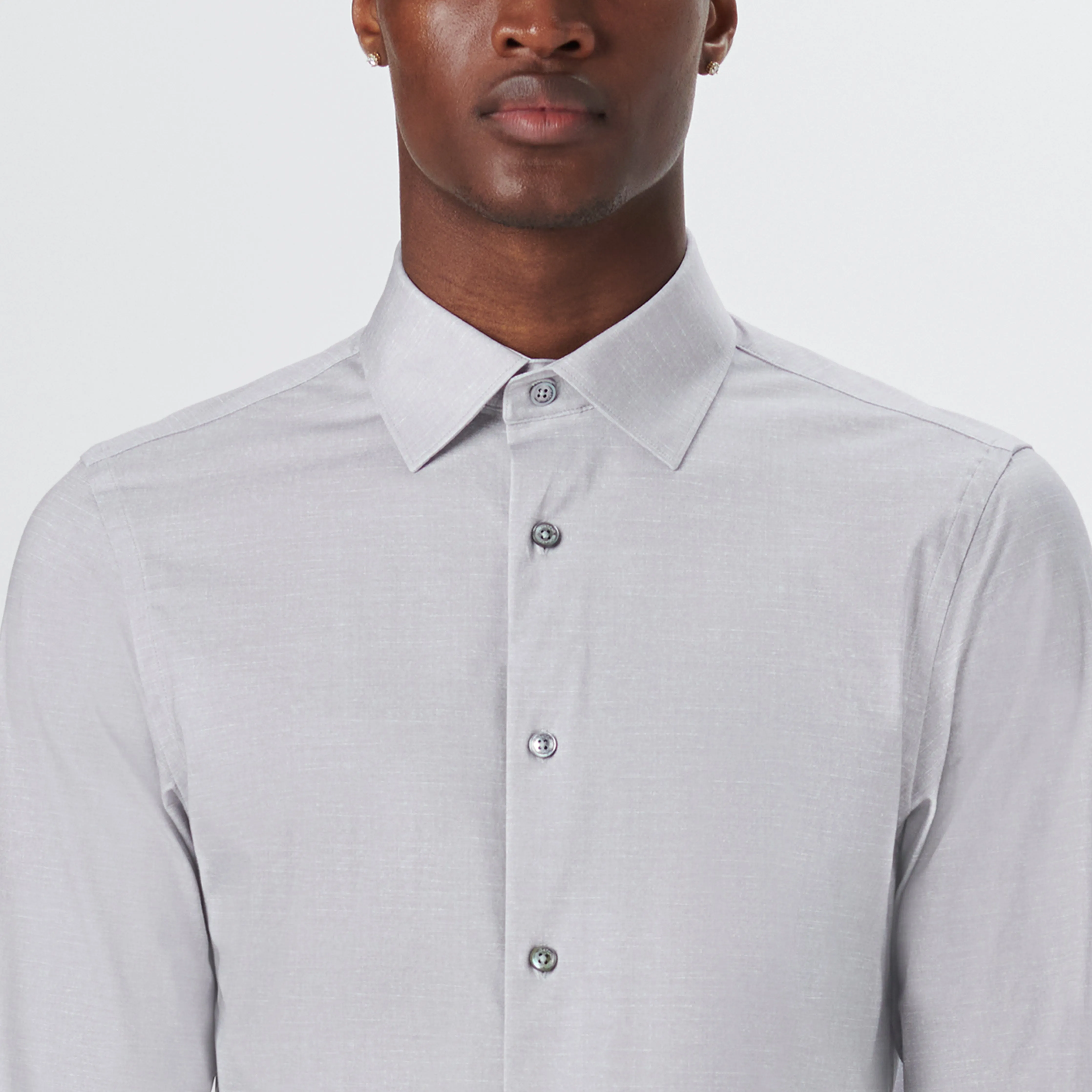 JAMES Chambray Print OoohCotton Shirt