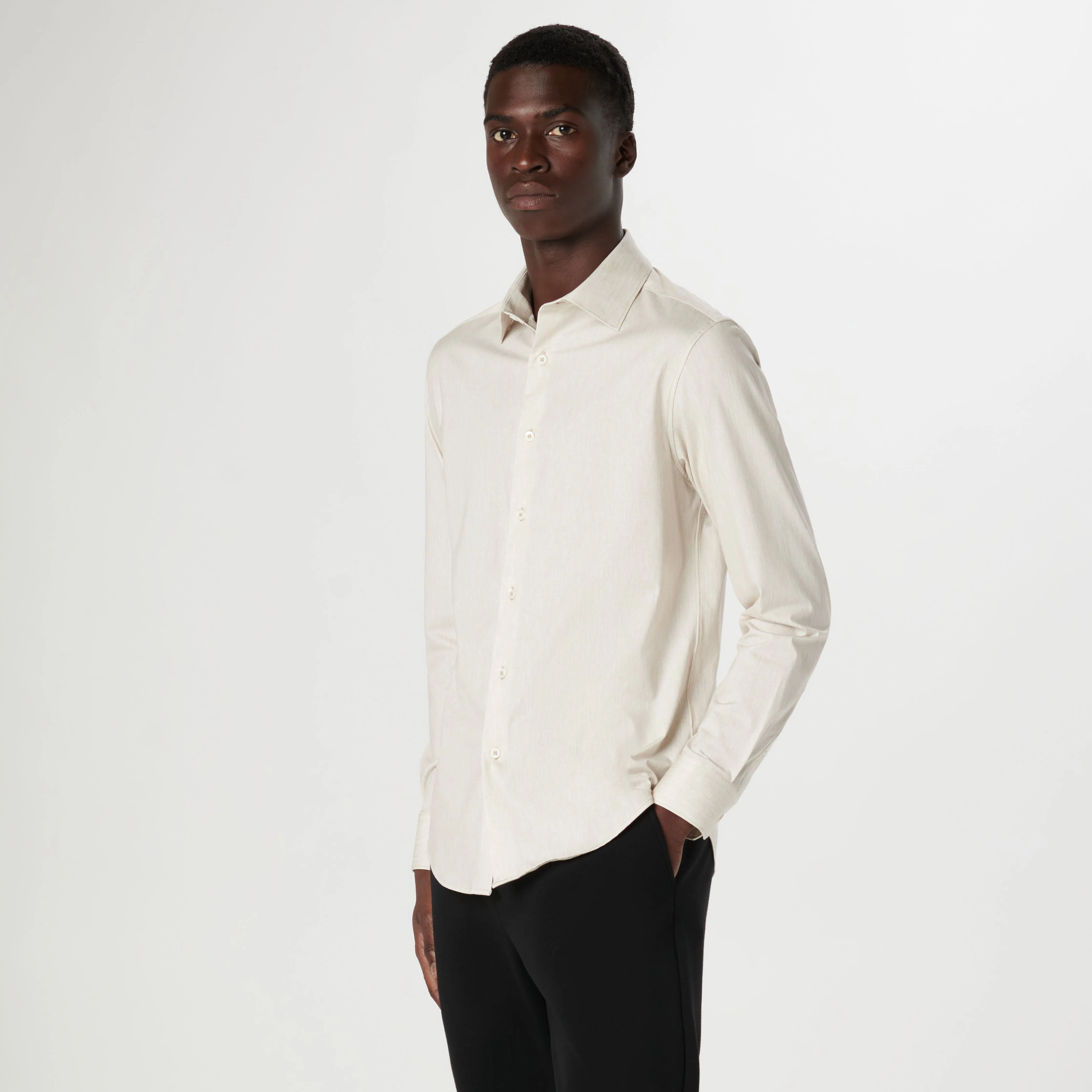 James Chambray Print OoohCotton Shirt