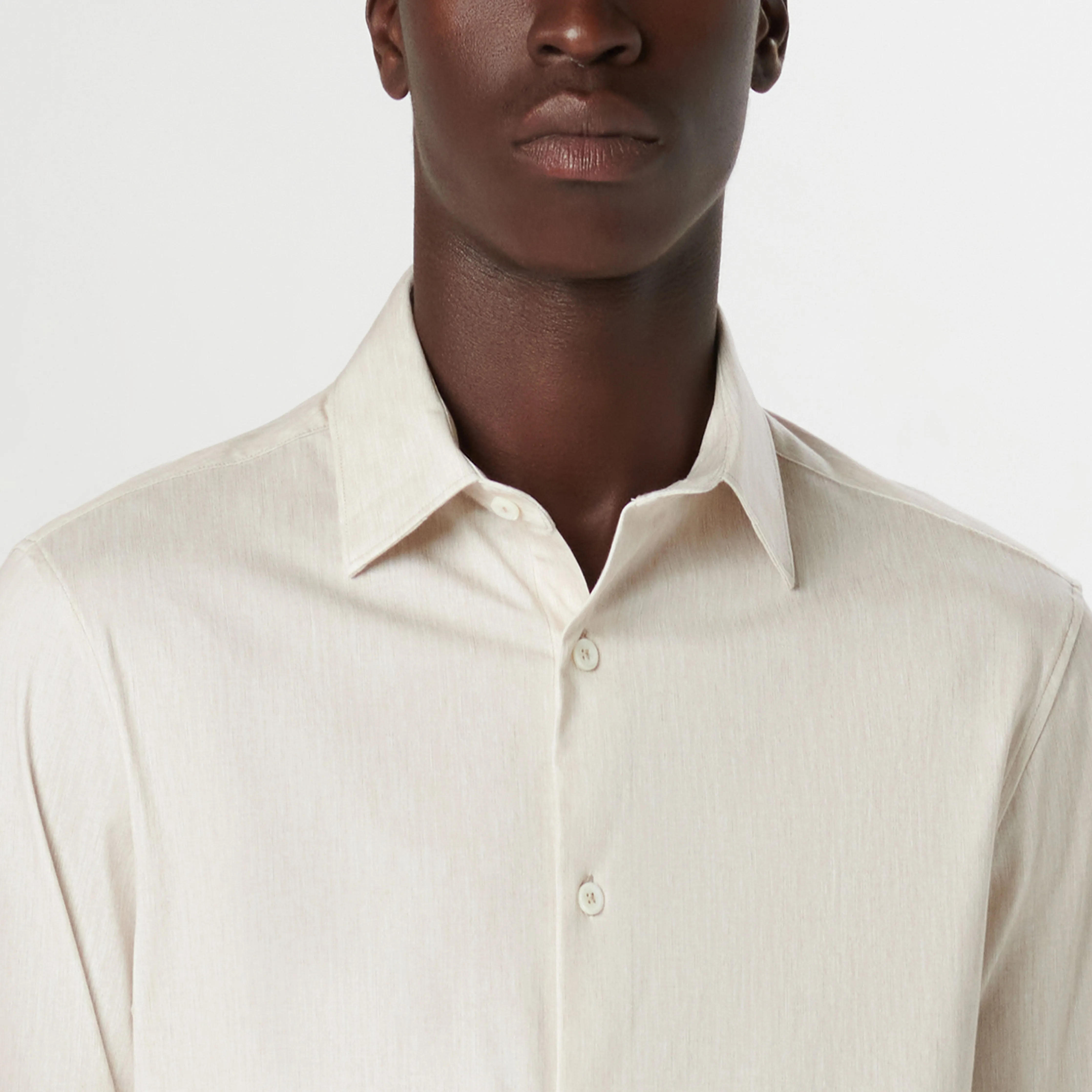 James Chambray Print OoohCotton Shirt