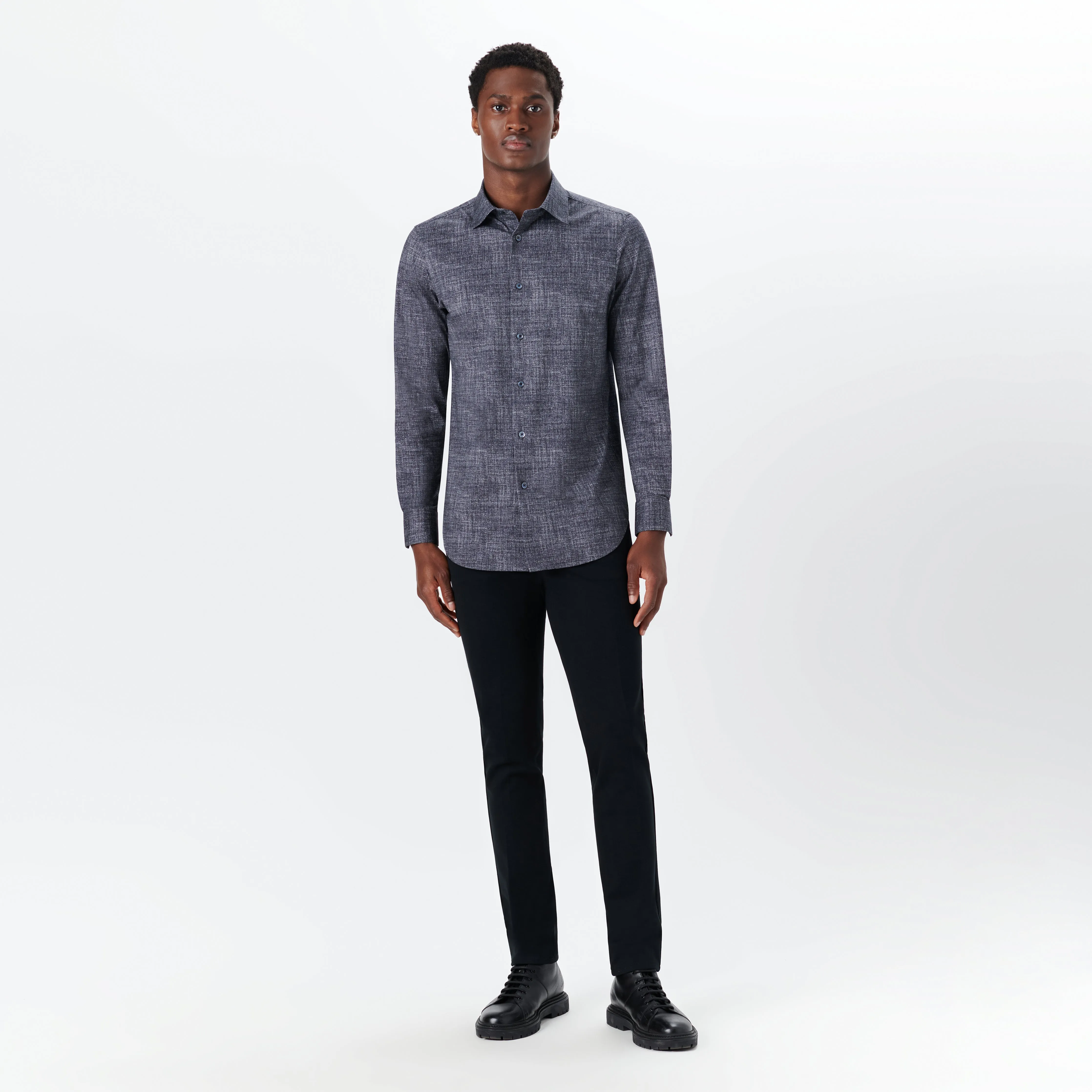 JAMES Chambray Print OoohCotton Shirt