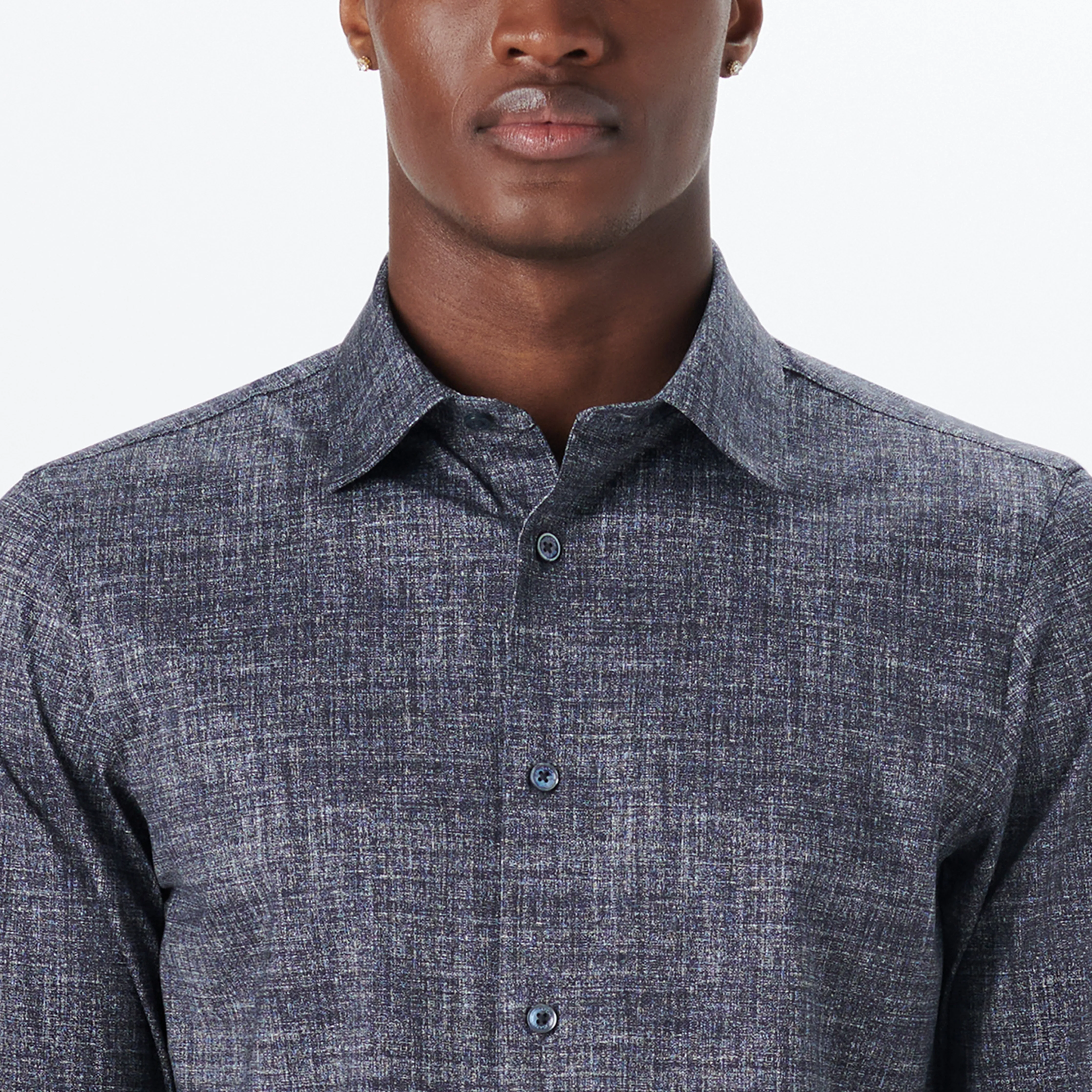 JAMES Chambray Print OoohCotton Shirt