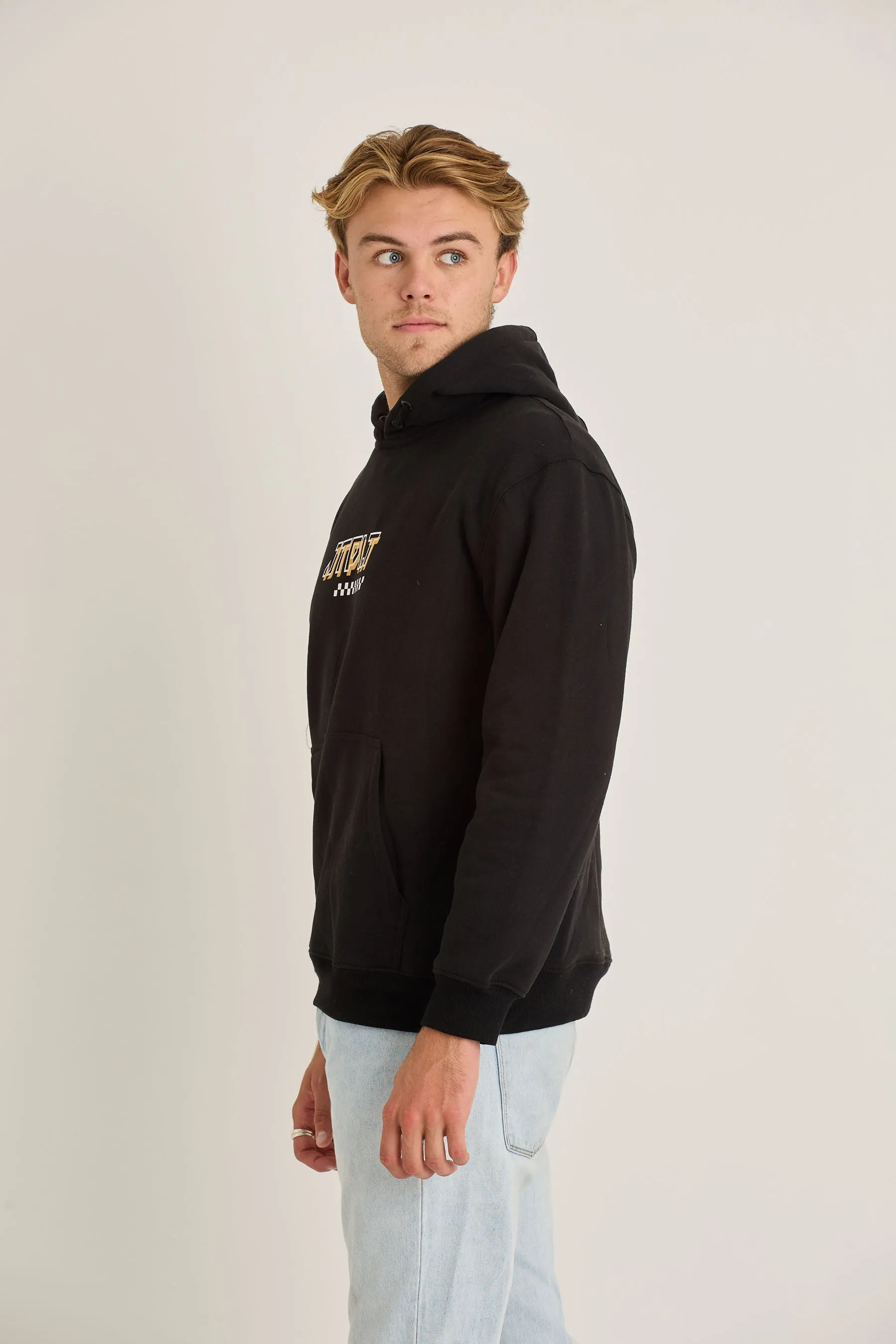 Jetpilot Tech Mens Pullover - Black